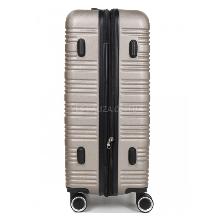 Валіза Франція середня M шампань 65х46х28+5см/78л/3.6кг/Worldline 805, фото 5