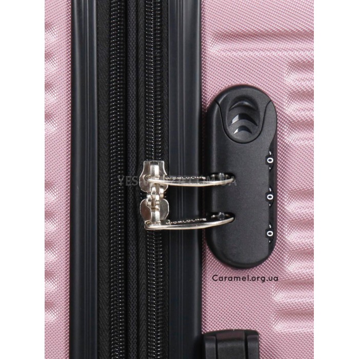 Валіза Франція середня M пудра 65х46х28(+5)см/78л/3.6кг/Worldline 805, фото 8