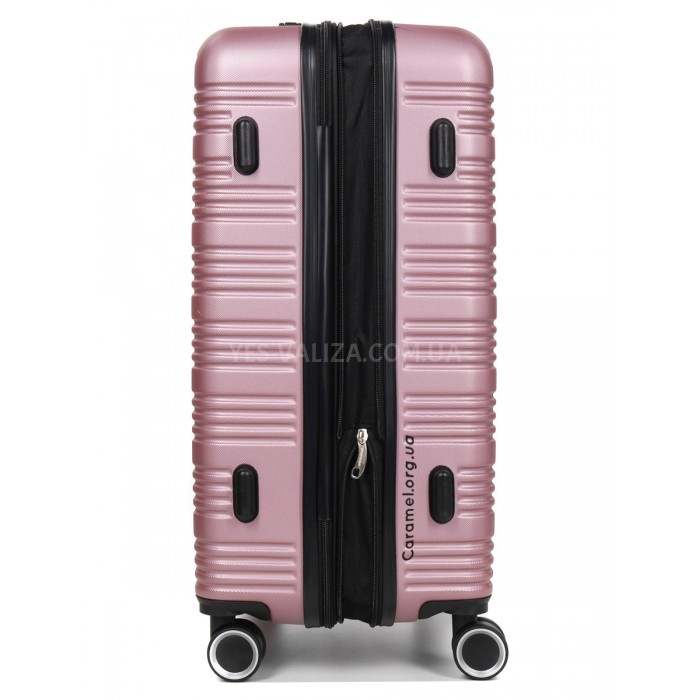 Чемодан Франция средний M пудра 65х46х28(+5)см/78л/3.6кг/Worldline 805, фото 5