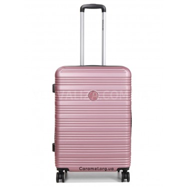 Чемодан Франция средний M пудра 65х46х28(+5)см/78л/3.6кг/Worldline 805