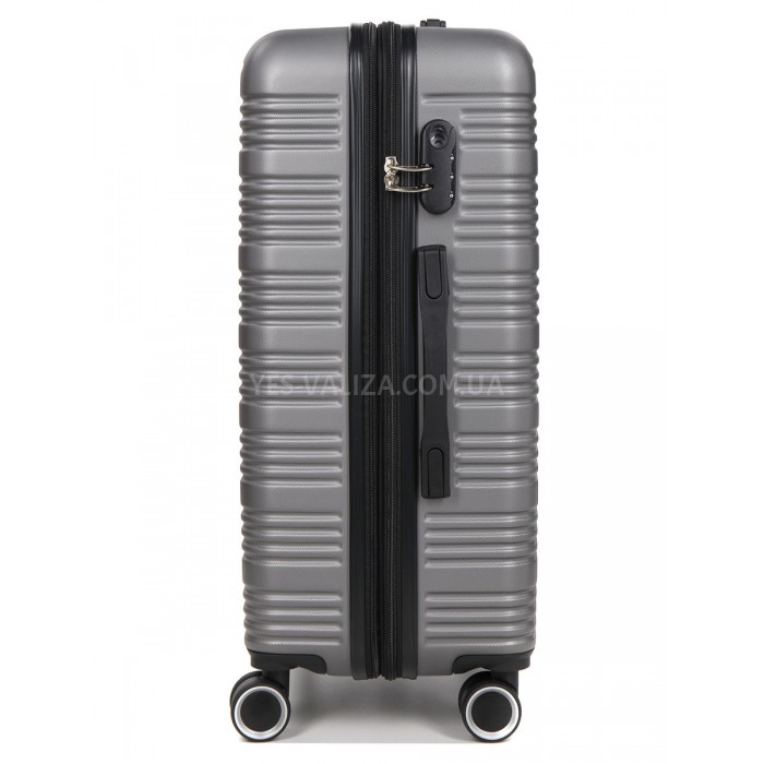 Валіза Франція середня M сіра 65х46х28(+5)см/78л/3.6кг/Worldline 805, фото 4