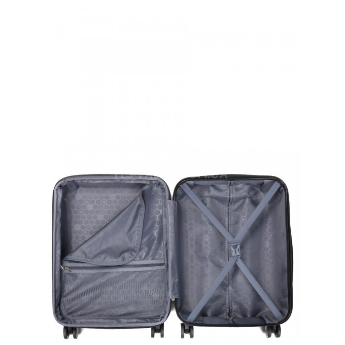 Чемодан Франция малый S шампань 55х40х25(+5)см/50л/2.9кг/Worldline 805, фото 9