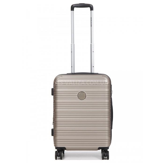 Чемодан Франция малый S шампань 55х40х25(+5)см/50л/2.9кг/Worldline 805, фото 1