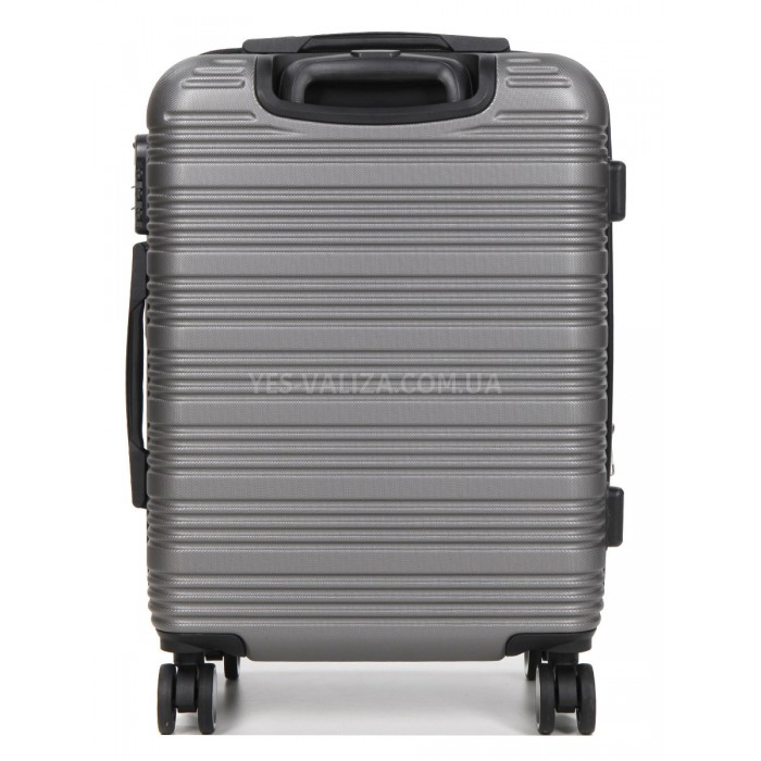 Чемодан Франция малый S серый 55х40х25(+5)см/50л/2.9кг/Worldline 805, фото 3