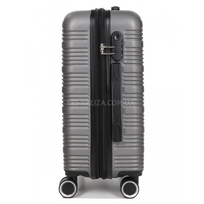 Чемодан Франция малый S серый 55х40х25(+5)см/50л/2.9кг/Worldline 805, фото 4