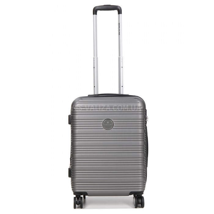 Валіза Франція мала S сіра 55х40х25(+5)см/50л/2.9кг/Worldline 805, фото 1
