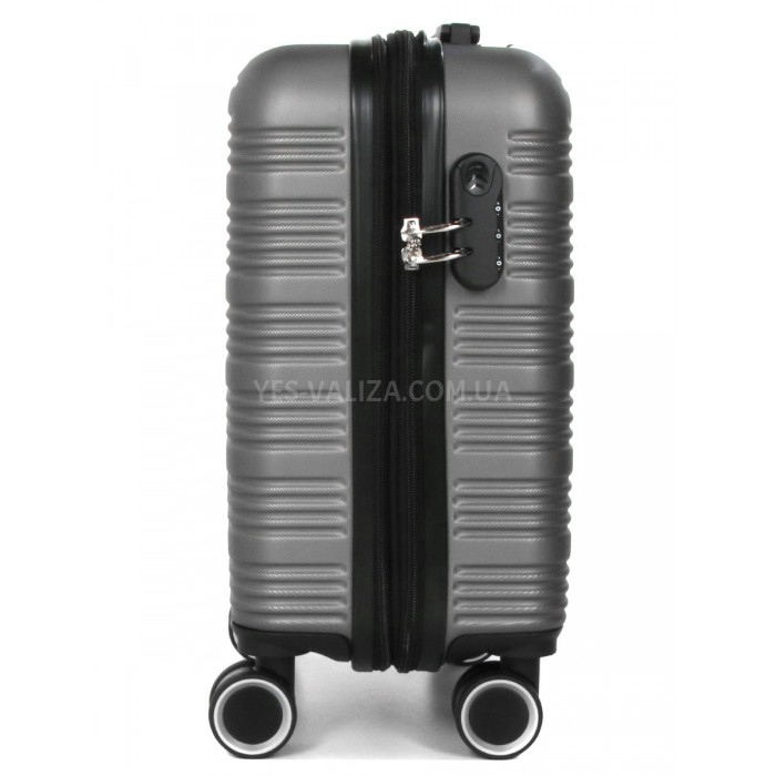 Чемодан ручная кладь XS серый 45х35х20(+5)см/30л/2.5кг/Worldline 805, фото 4