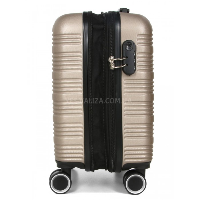 Валіза ручна поклажа XS шампань 45х35х20(+5)см/30л/2.5кг/Worldline 805, фото 4