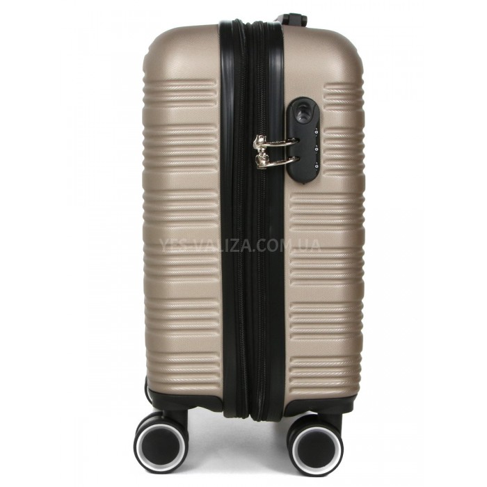 Чемодан ручная кладь XS шампань 45х35х20(+5)см/30л/2.5кг/Worldline 805, фото 5