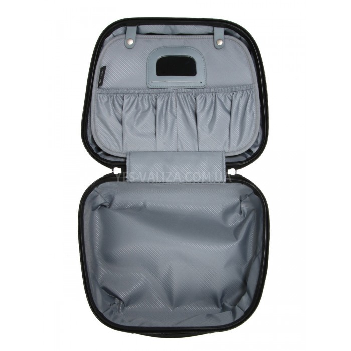 Кейс(ручная кладь) полипропилен чёрный 37х31х17/15л/1.1кг/Airtex 639, фото 9