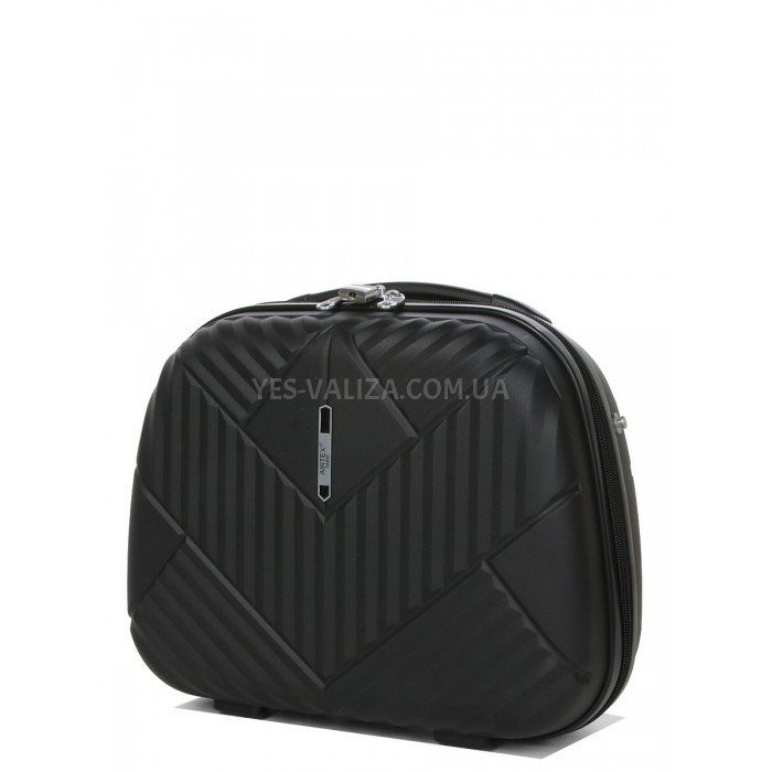 Кейс(ручна поклажа) поліпропілен чорний 37х31х17/15л/1.1кг/Airtex 639, фото 1