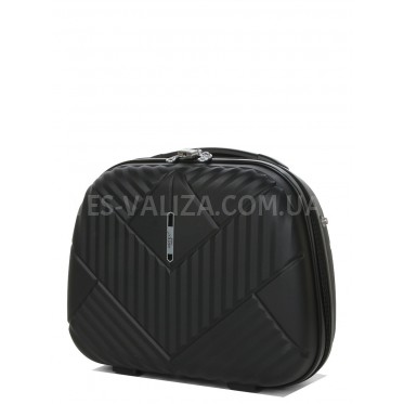 Кейс(ручная кладь) полипропилен чёрный 37х31х17/15л/1.1кг/Airtex 639