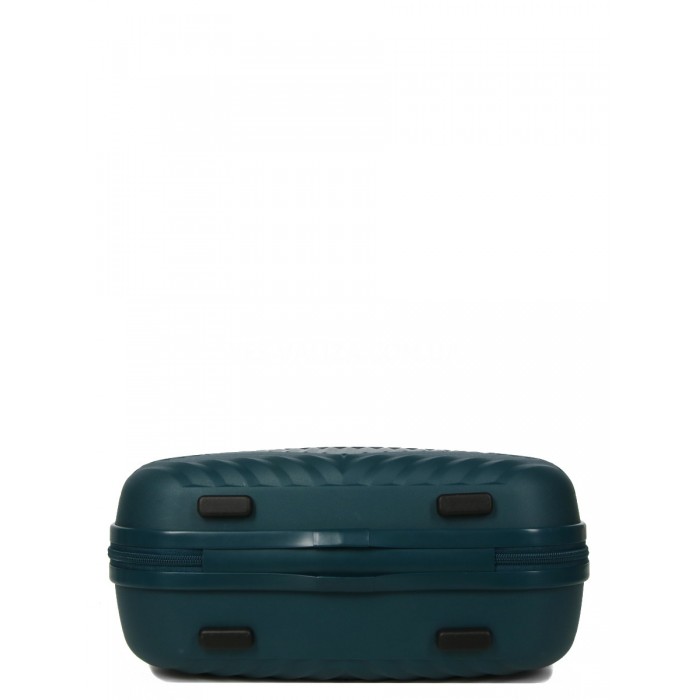 Кейс(ручна поклажа) поліпропілен зелений 37х31х17/15л/1.1кг/Airtex 639, фото 7