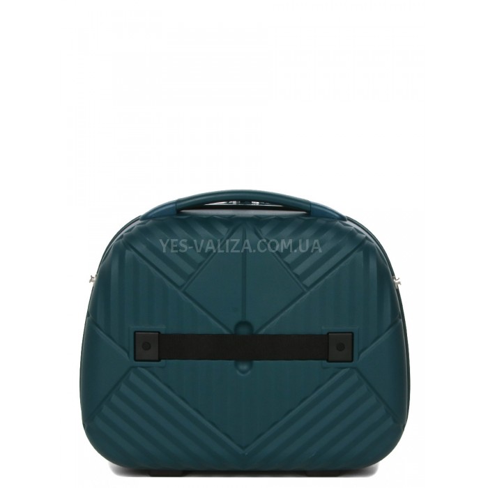 Кейс(ручная кладь) полипропилен зелёный 37х31х17/15л/1.1кг/Airtex 639, фото 3