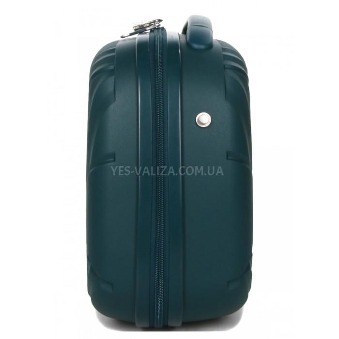 Кейс(ручная кладь) полипропилен зелёный 37х31х17/15л/1.1кг/Airtex 639, фото 4