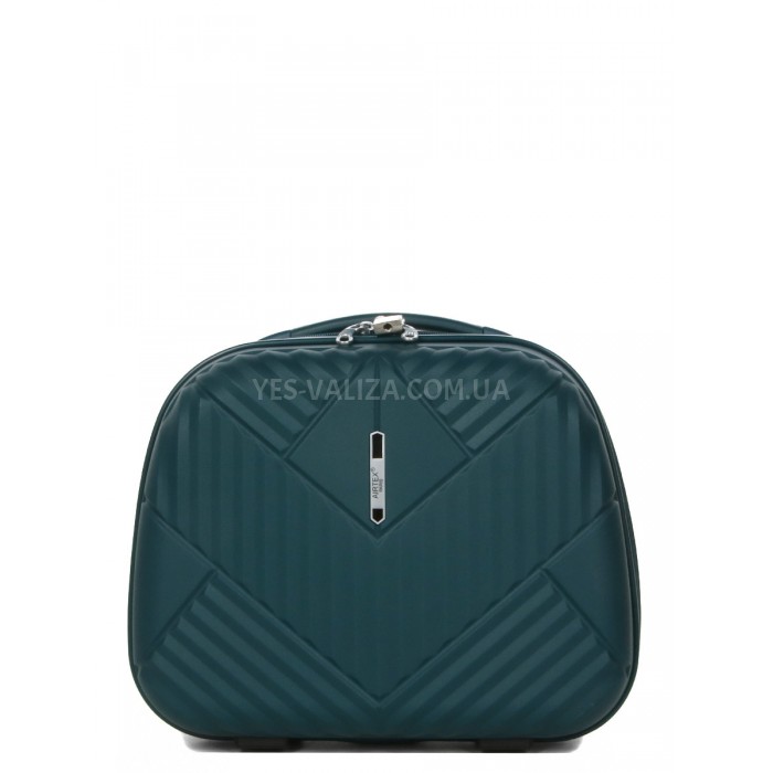 Кейс(ручная кладь) полипропилен зелёный 37х31х17/15л/1.1кг/Airtex 639, фото 2