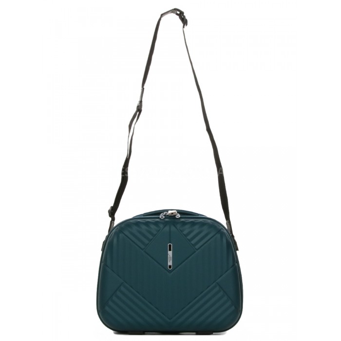 Кейс(ручна поклажа) поліпропілен зелений 37х31х17/15л/1.1кг/Airtex 639, фото 5