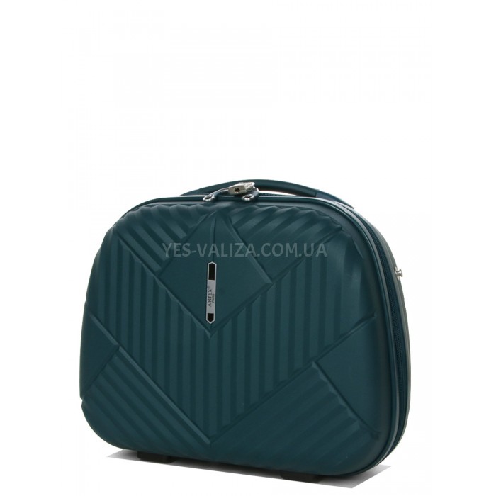 Кейс(ручна поклажа) поліпропілен зелений 37х31х17/15л/1.1кг/Airtex 639, фото 1