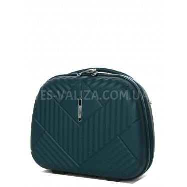 Кейс(ручная кладь) полипропилен зелёный 37х31х17/15л/1.1кг/Airtex 639