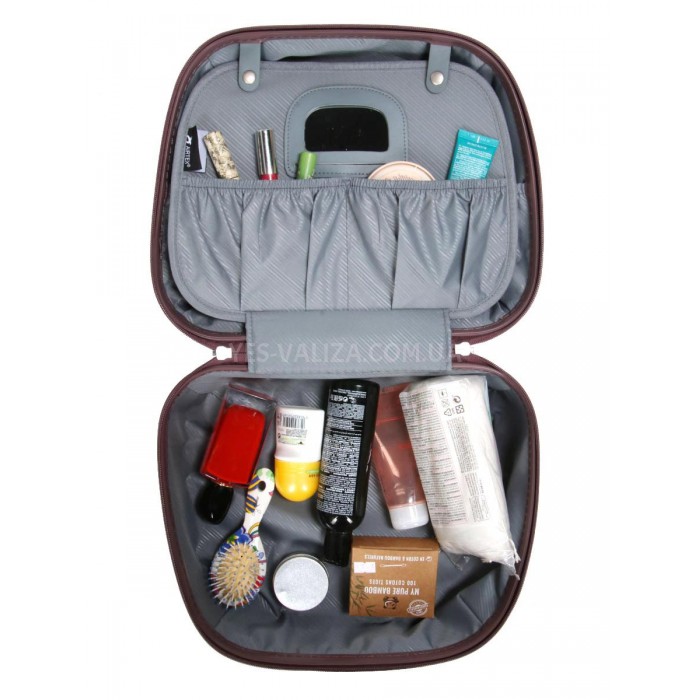 Кейс(ручна поклажа) поліпропілен фіолет31х37х17см/15л/1.1кг/Airtex 639, фото 10