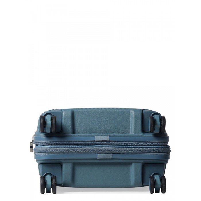 Чемодан малый S полипропилен синий 55х40х21(+5)см/47л/2.6кг/Airtex 245, фото 6