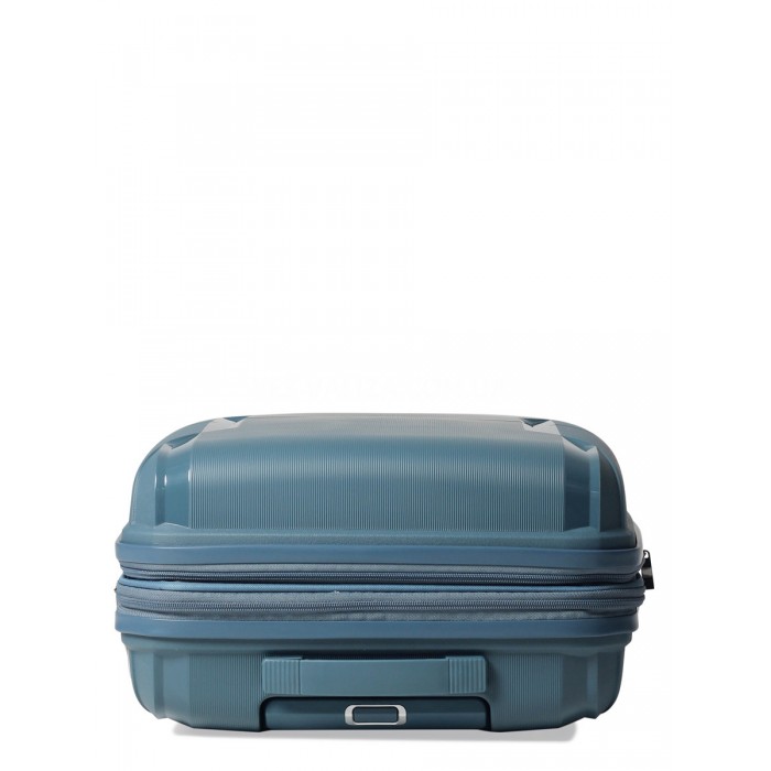 Валіза мала S поліпропілен синя 55х40х21(+5)см/47л/2.6кг/Airtex 245, фото 7