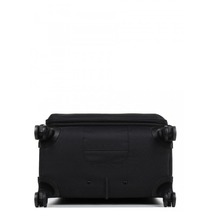 Чемодан большой L ткань чёрный 78х46х28(+5)см/107л/3.2кг/Airtex 6900, фото 7