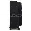 Чемодан большой L ткань чёрный 78х46х28(+5)см/107л/3.2кг/Airtex 6900, фото 13