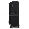 Чемодан большой L ткань чёрный 78х46х28(+5)см/107л/3.2кг/Airtex 6900, фото 14