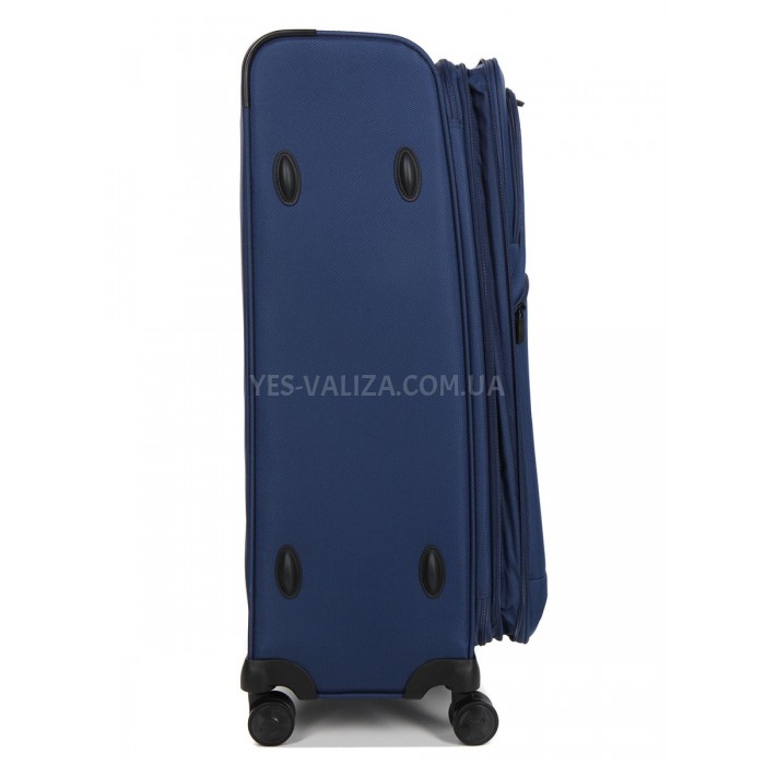 Чемодан большой L ткань синий 78х46х28(+5)см/107л/3.2кг/Airtex 6900, фото 4