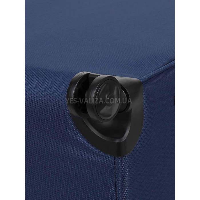 Чемодан большой L ткань синий 78х46х28(+5)см/107л/3.2кг/Airtex 6900, фото 9