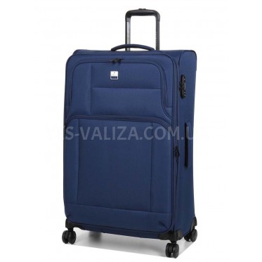 Валіза велика L тканина синя 78х46х28(+5)см/107л/3.2кг/Airtex 6900