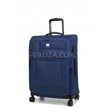 Валіза середня M тканина синя 65х42х25(+5)см/73л/2.9кг/Airtex 6900