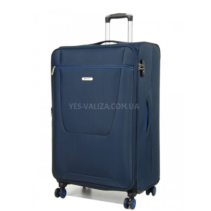 Валіза велика L тканина синя 79х47х30(+5)см/99л/3.5кг/Airtex 825, фото 1