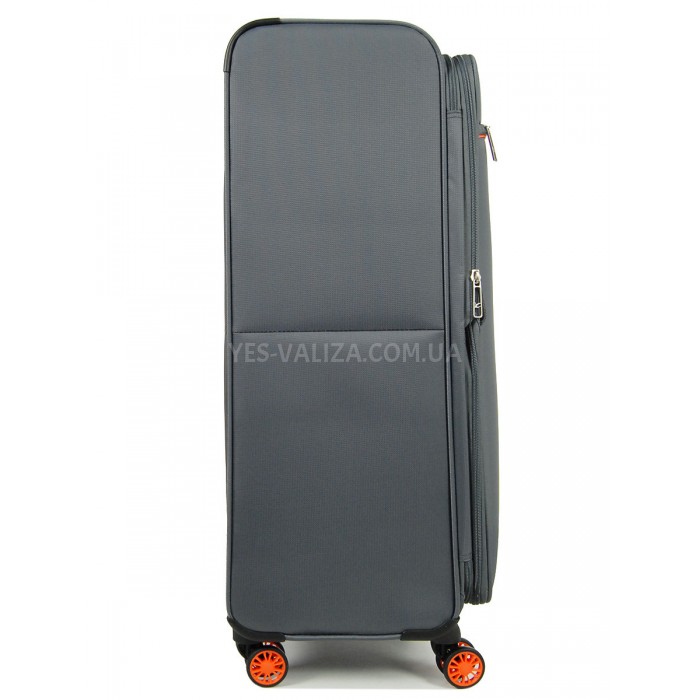 Валіза велика L тканина сіра 79х47х30(+5)см/99л/3.5кг/Airtex 825, фото 5