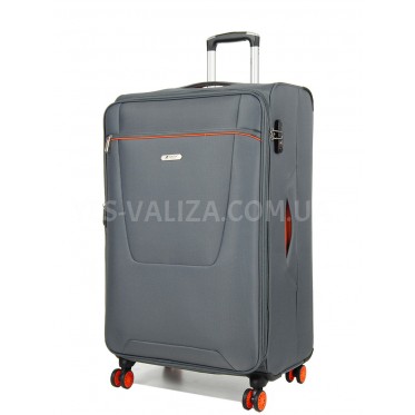 Валіза велика L тканина сіра 79х47х30(+5)см/99л/3.5кг/Airtex 825