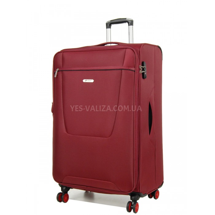 Валіза велика L тканина червона 79х47х30(+5)см/99л/3.5кг/Airtex 825, фото 1