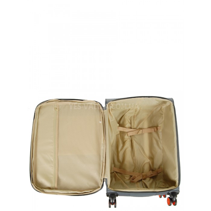 Валіза середня M тканина сіра 67х42х28(+5)см/67л/3.1кг/Airtex 825, фото 8