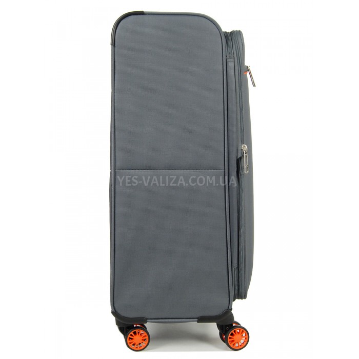 Валіза середня M тканина сіра 67х42х28(+5)см/67л/3.1кг/Airtex 825, фото 5