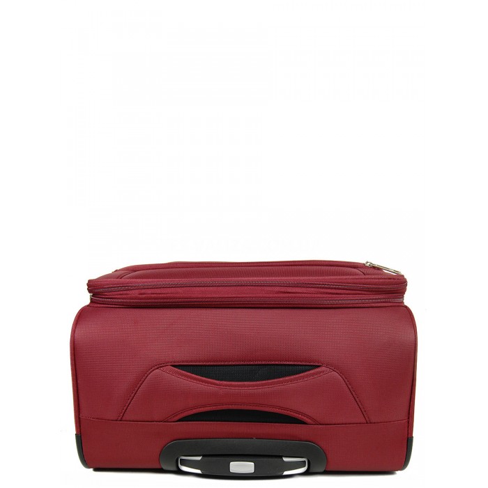 Чемодан средний M ткань красный 67х42х28(+5)см/67л/3.1кг/Airtex 825, фото 6