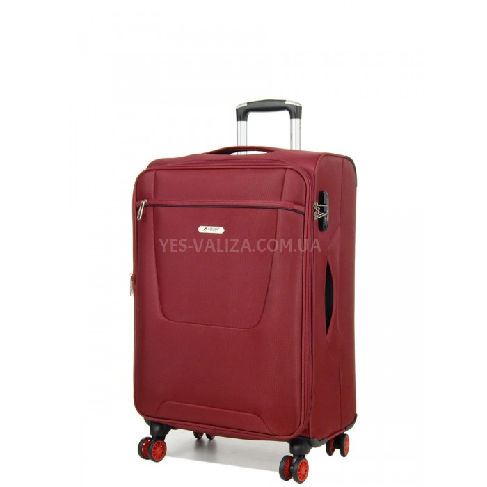 Валіза середня M тканина червона 67х42х28(+5)см/67л/3.1кг/Airtex 825, фото 1