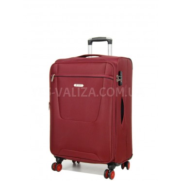 Чемодан средний M ткань красный 67х42х28(+5)см/67л/3.1кг/Airtex 825