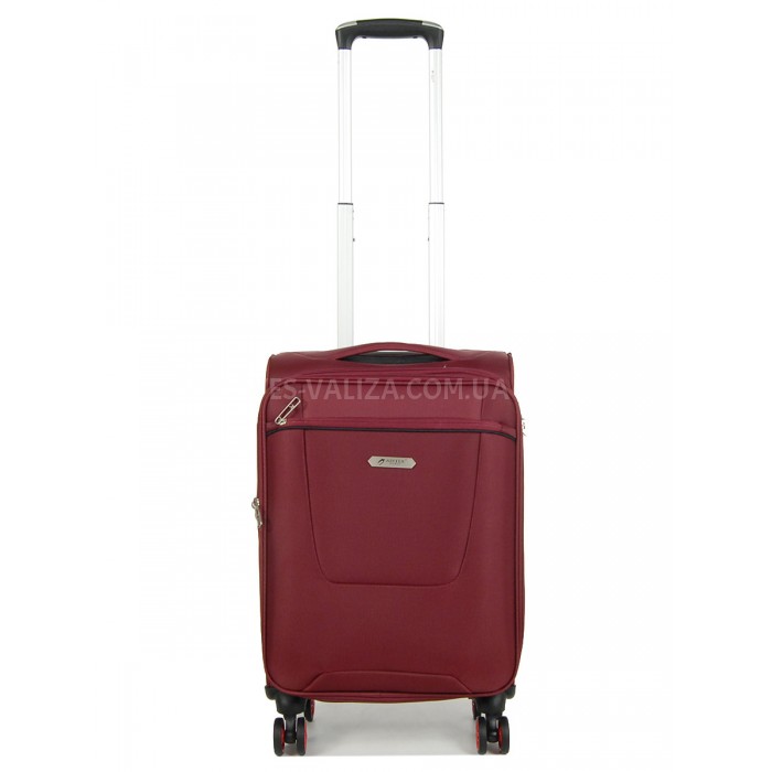 Чемодан ручная кладь S ткань красный 55х36х20+5см/33л/2.5кг/Airtex 825, фото 2