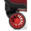 Чемодан ручная кладь S ткань красный 55х36х20+5см/33л/2.5кг/Airtex 825, фото 19