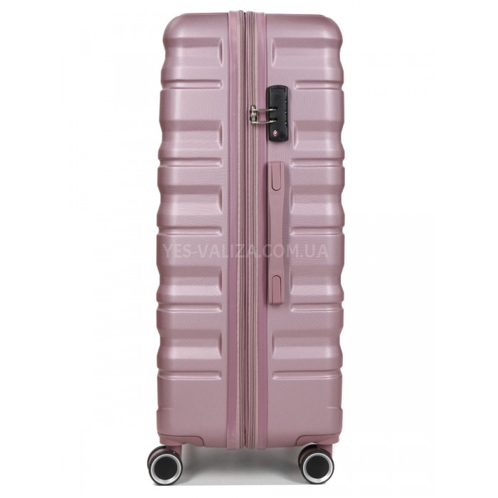 Валіза Франція велика L рожева 76х49х29(+5)см/110л/4.2кг/Worldline 628, фото 4