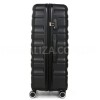 Чемодан Франция гигант XL чёрный 86х55х32+5см/150л/5.4кг/Worldline 628, фото 13