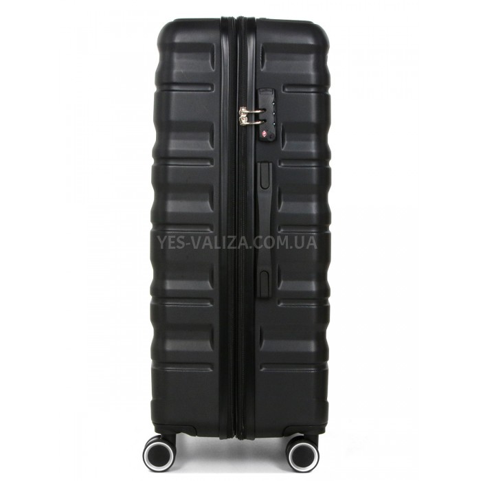 Чемодан Франция гигант XL чёрный 86х55х32+5см/150л/5.4кг/Worldline 628, фото 4