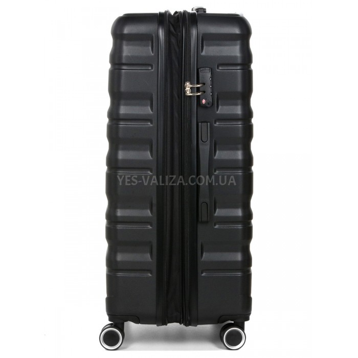 Чемодан Франция гигант XL чёрный 86х55х32+5см/150л/5.4кг/Worldline 628, фото 8