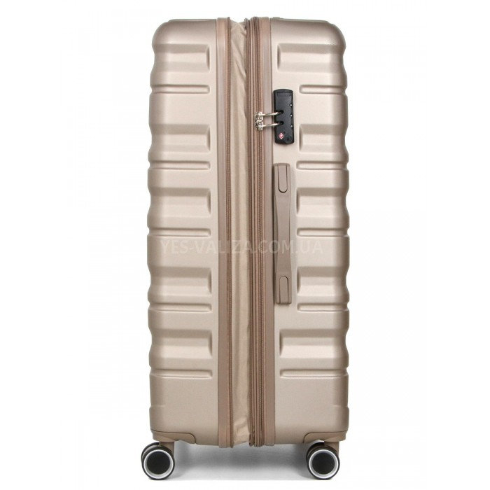 Чемодан Франция гигант XL шампань86х55х32+5см/150л/5.4кг/Worldline 628, фото 5