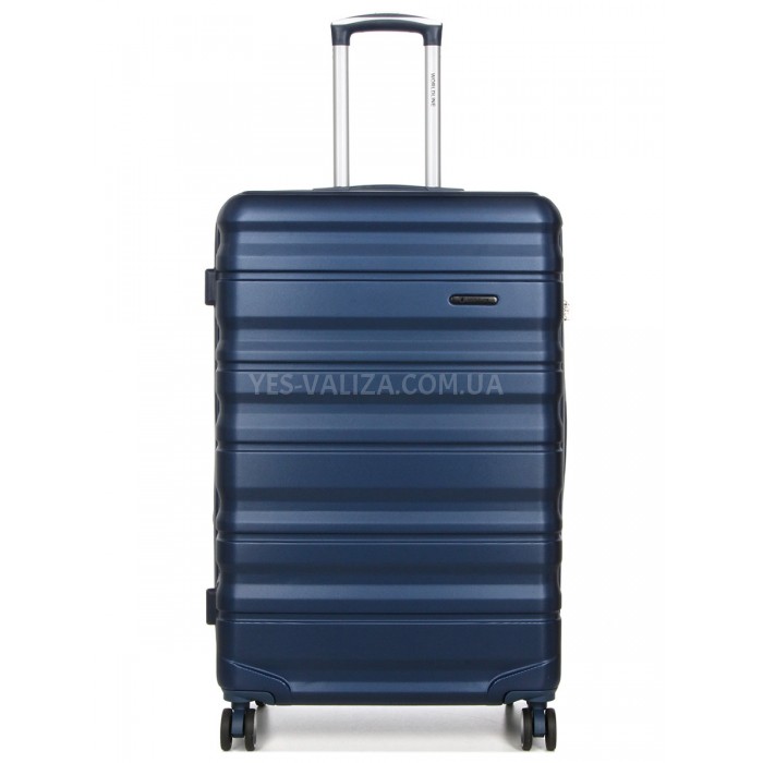 Чемодан Франция гигант XL синий 86х55х32+5см/150л/5.4кг/Worldline 628, фото 2